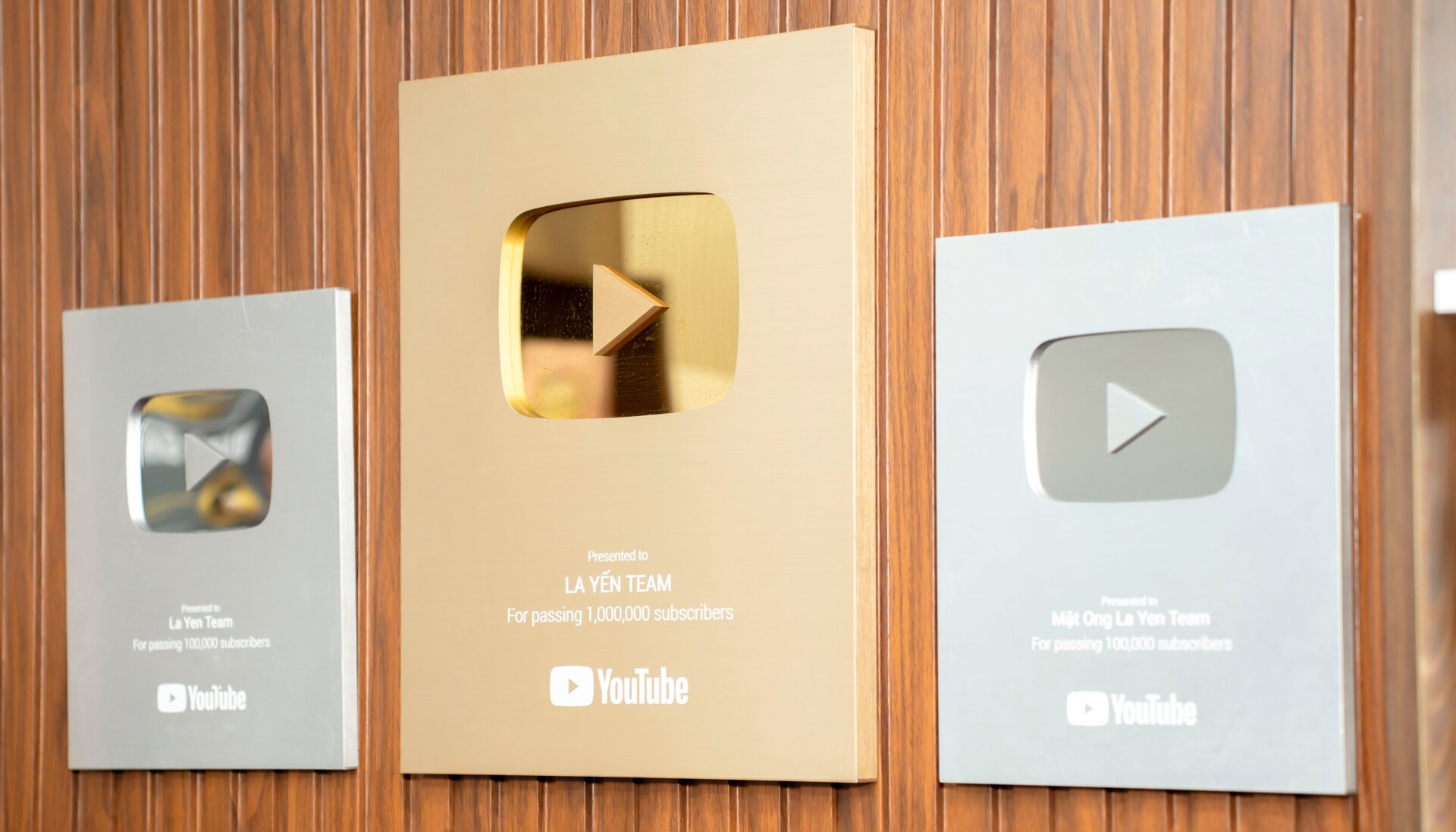 Nút Vàng và Nút Bạc YouTube